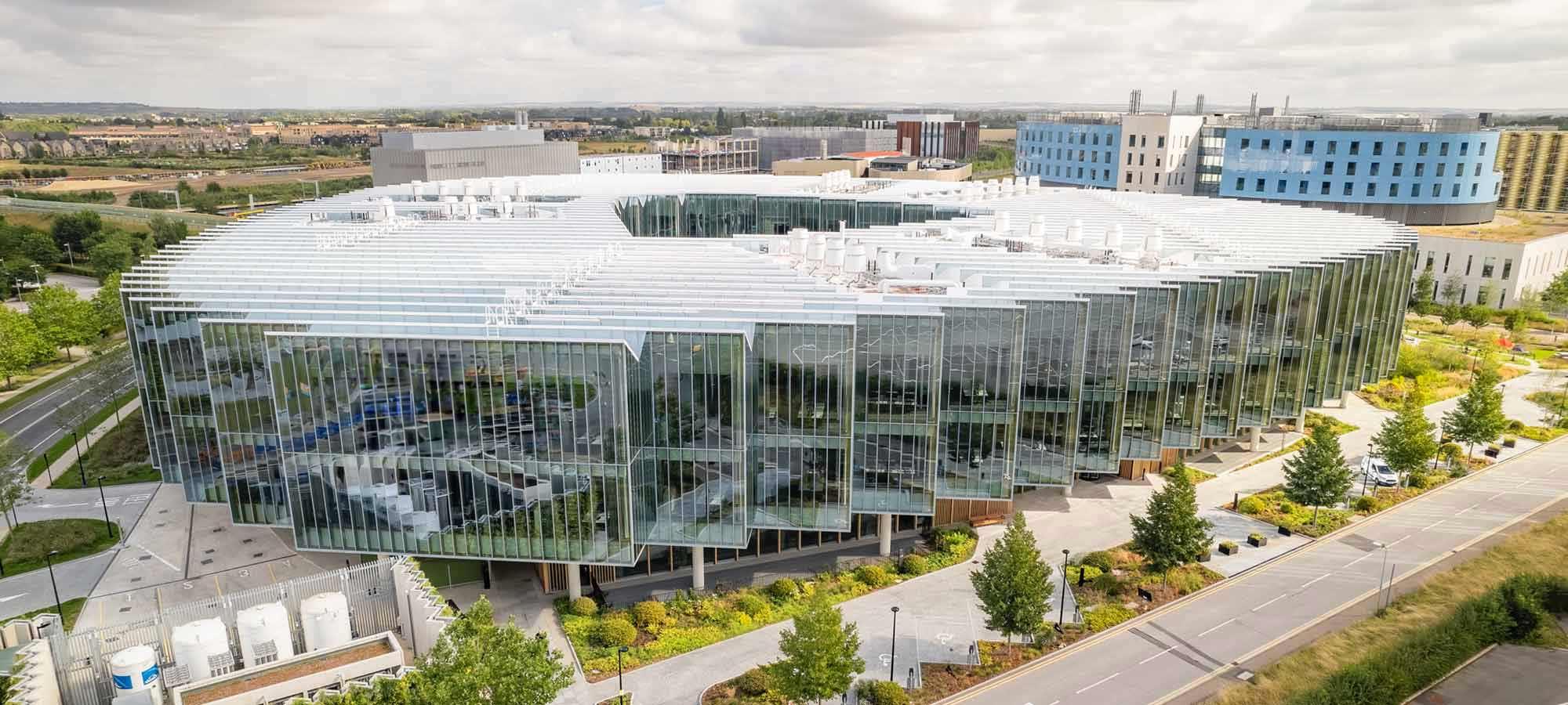 aerial view of The Discovery Centre